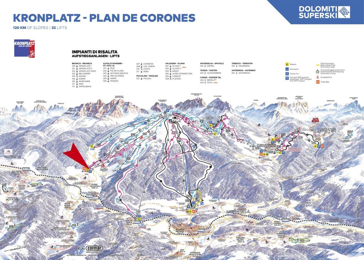 Kronplatz Apartment Sorafurcia Bagian luar foto